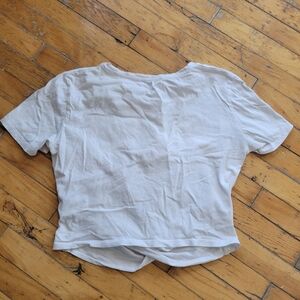 Zara White Short Sleeve Tee